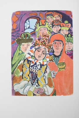 [Маврина Т., автограф] Пушкин А.С. Руслан и Людмила. Поэма / Рис. Т. Мавриной. М., 1960.